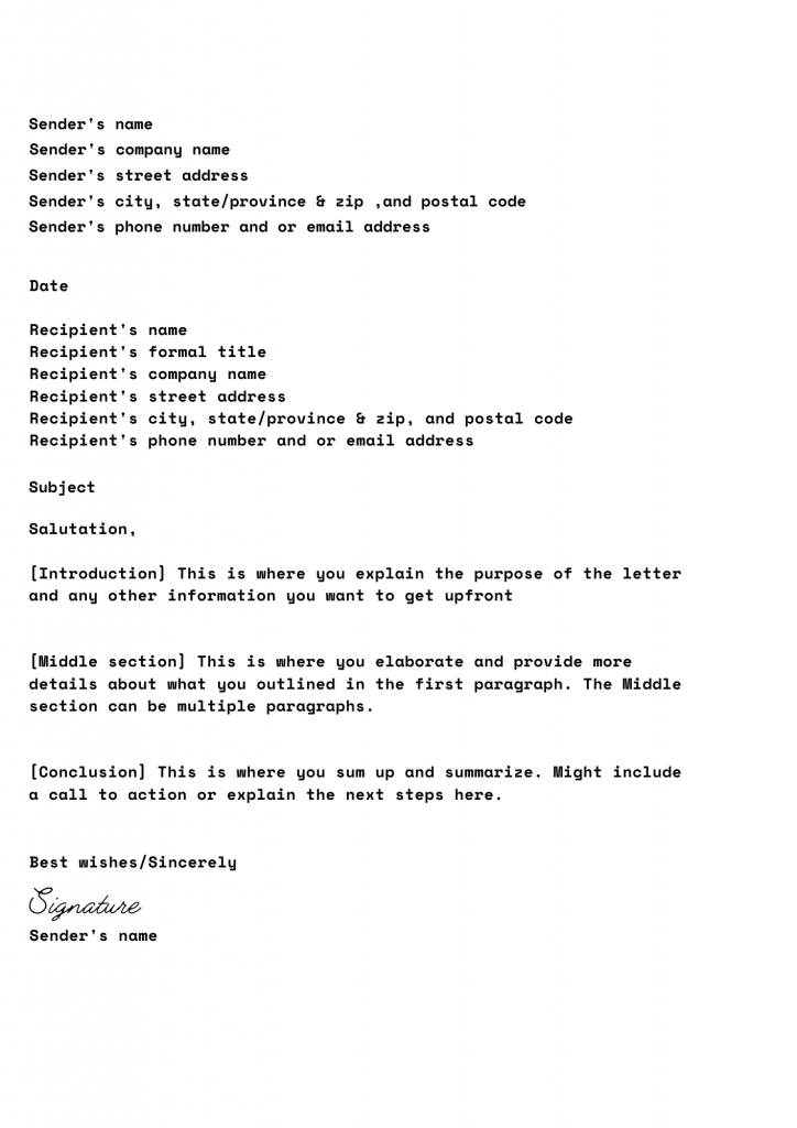 How to Address a Letter: Formal/Casual Structures with Samples
