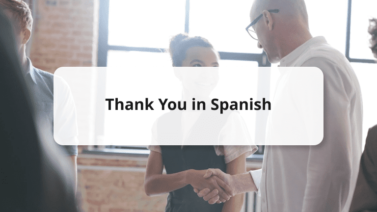 thank you in spanish