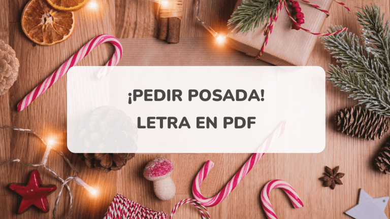 pedir posada letra pdf